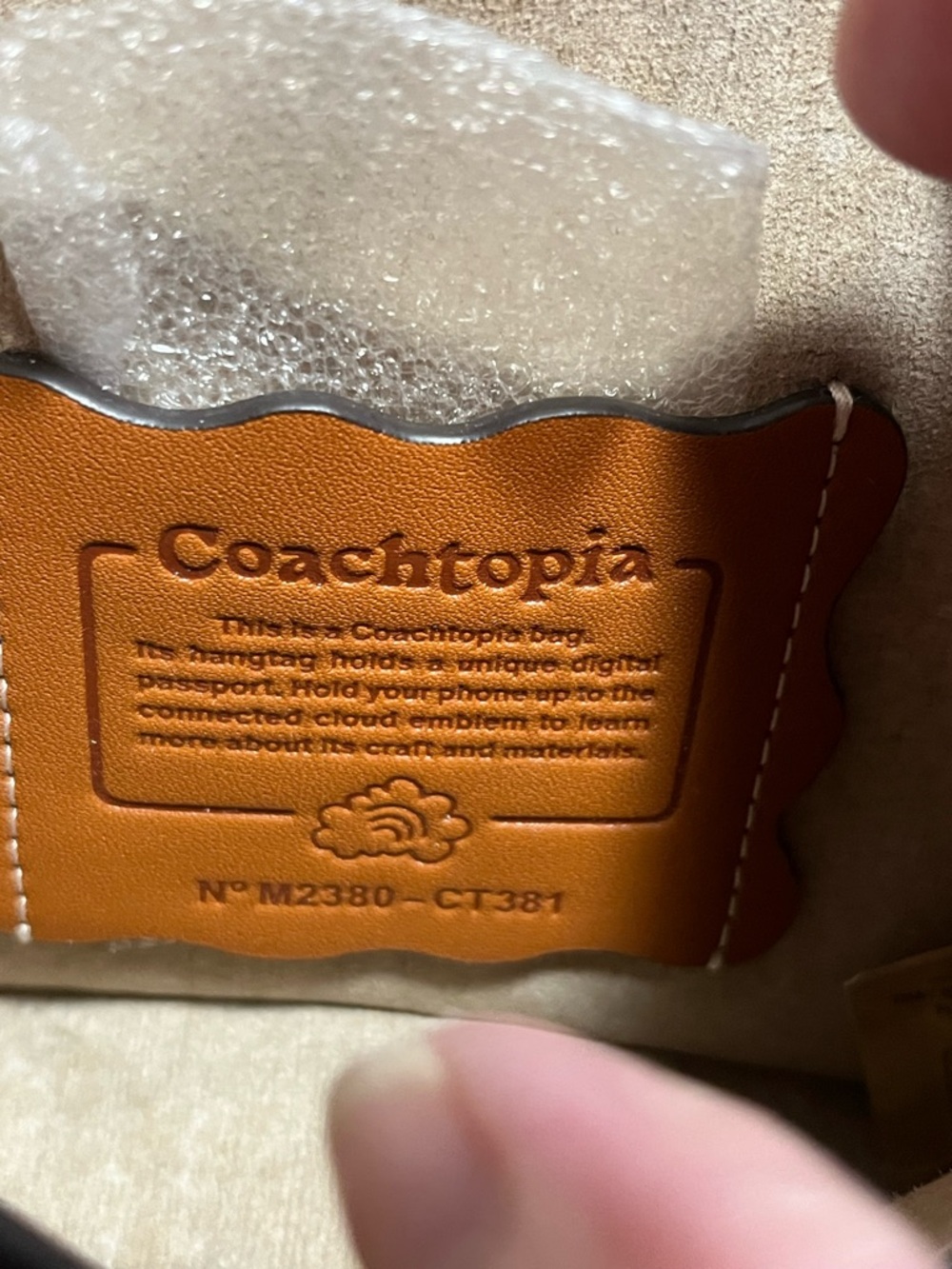 Coach Coachtopia Wavy Double Pouch Crossbody NWT Washed Steel Blue - Picture 11 of 16
